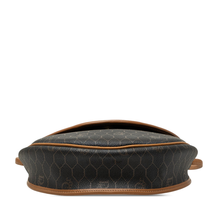 Dior Honeycomb Sac Toile enduite Noir