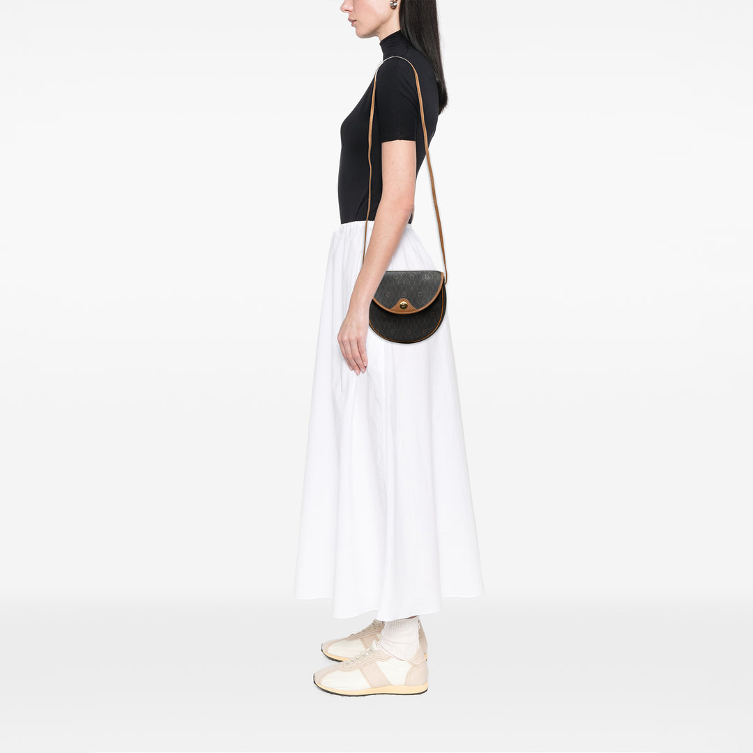 Dior Honeycomb Sac Toile enduite Noir