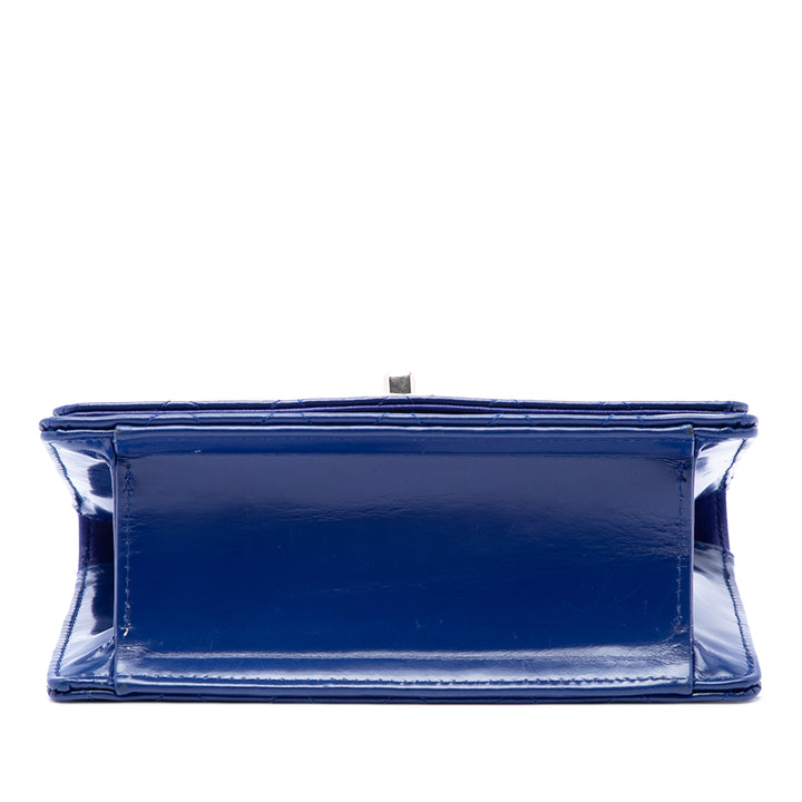 Chanel CC Matelassé Cuir verni Simple rabat