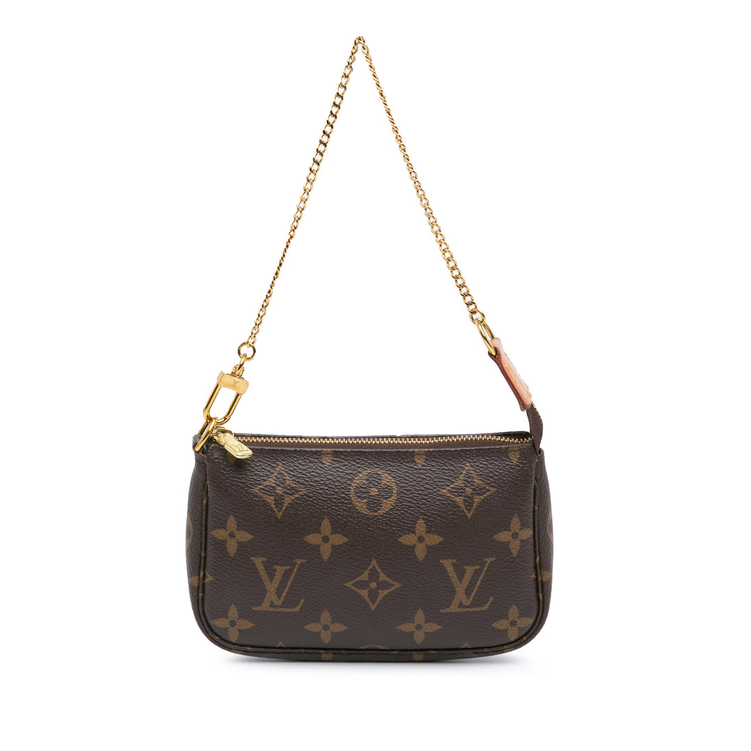 Monogram Mini Pochette Accessoires Brown - Gaby Paris