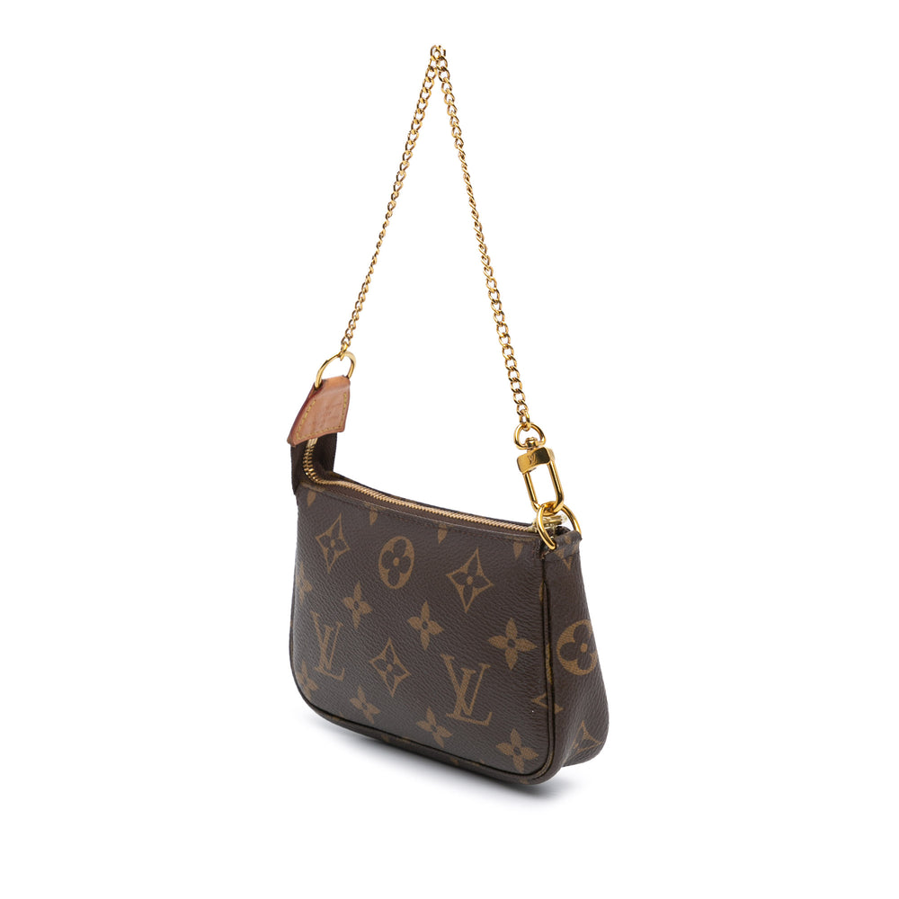 Monogram Mini Pochette Accessoires Brown - Gaby Paris