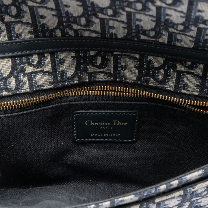 Dior Oblique Toile 30 Montaigne Pochette avec chaîne