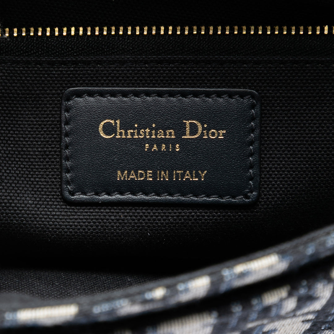 Dior Oblique Toile 30 Montaigne Pochette avec chaîne