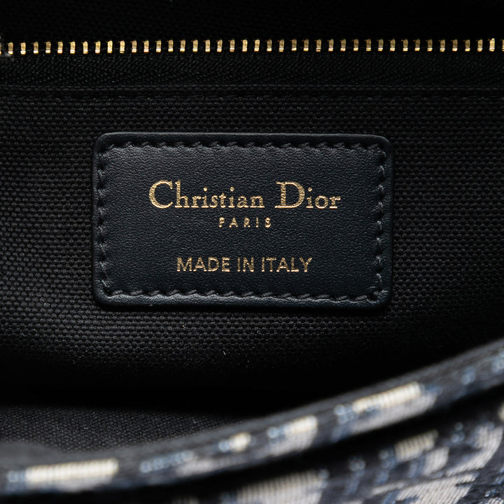 Dior Oblique Toile 30 Montaigne Pochette avec chaîne
