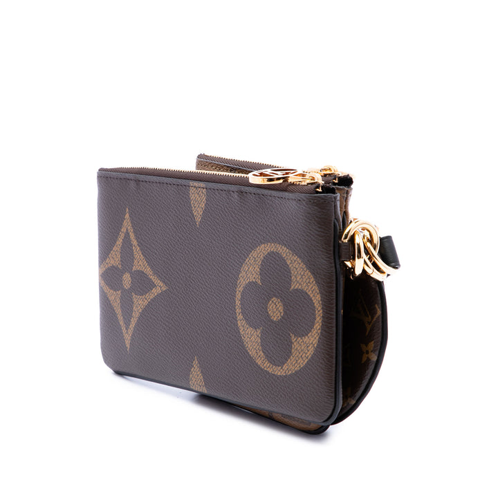 Louis Vuitton Giant Trio Set Pochette Monogram Reverse Marron – vue 2 – GABY PARIS