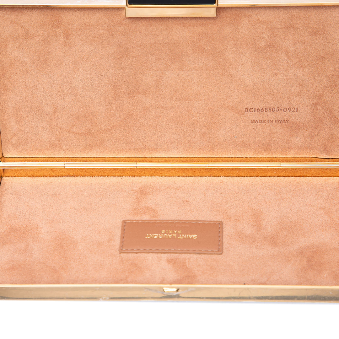 Saint Laurent Acrylic Boîte Minaudiere Pochette