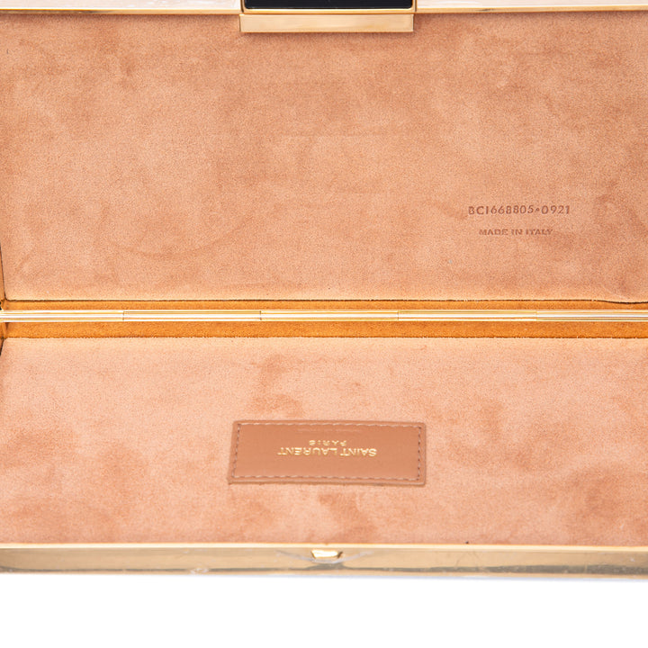 Saint Laurent Acrylic Boîte Minaudiere Pochette