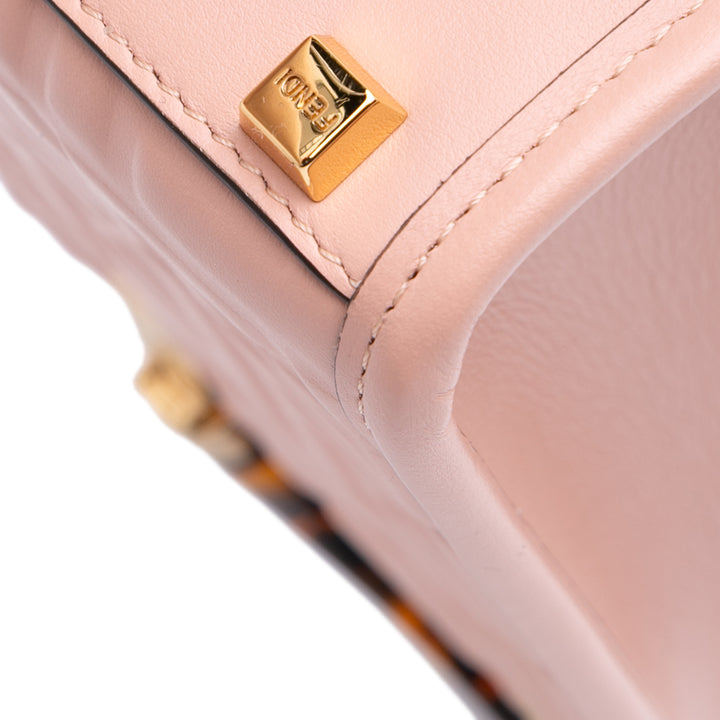 Fendi Mini Zucca embossé Cuir Sunshine Shopper Cabas