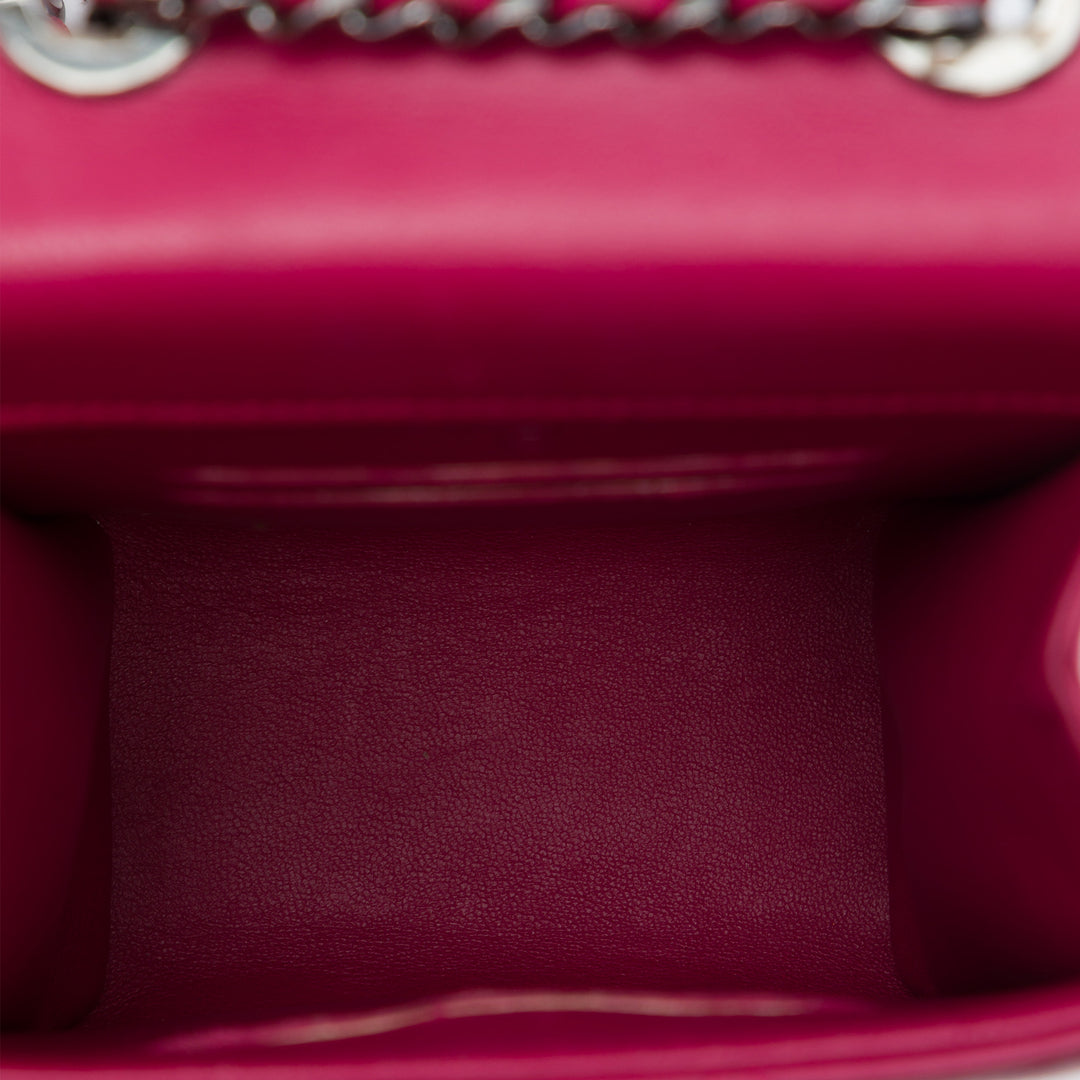 Chanel CC Matelassé Étui téléphone Sac Cuir d'agneau