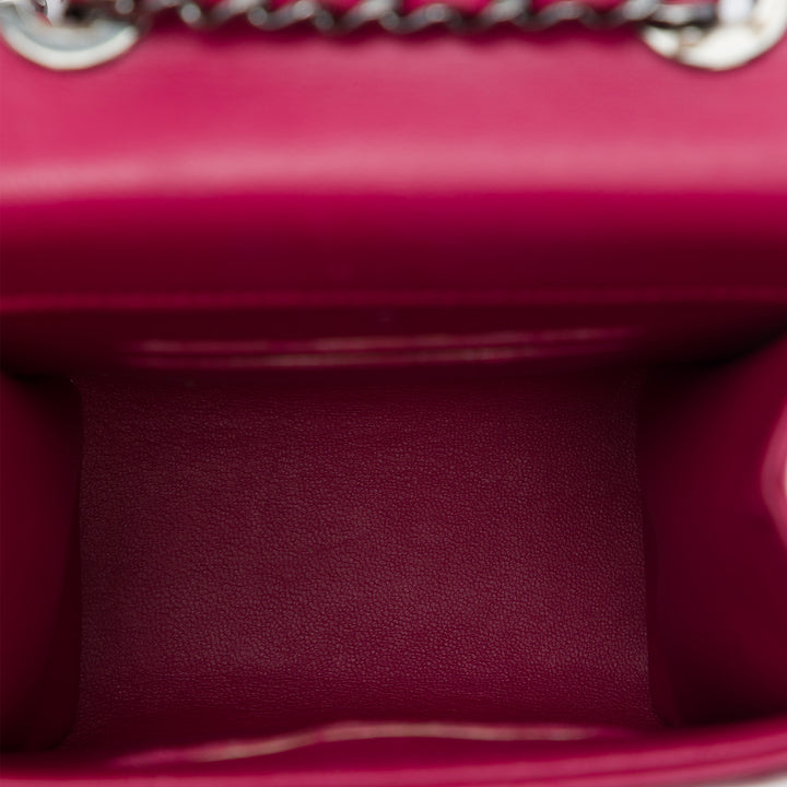 Chanel CC Matelassé Étui téléphone Sac Cuir d'agneau