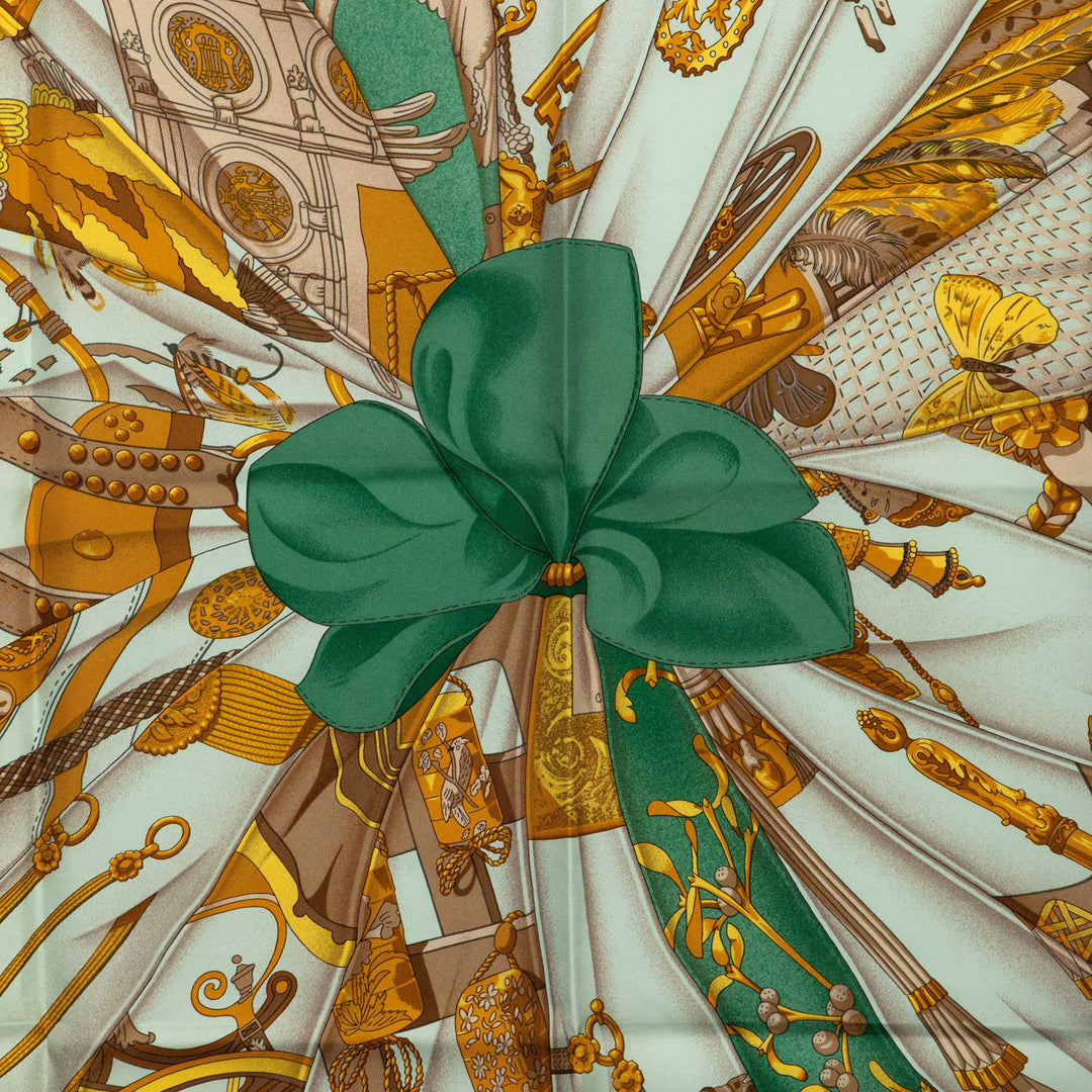 Hermès Soleil de Foulard 90 Soie