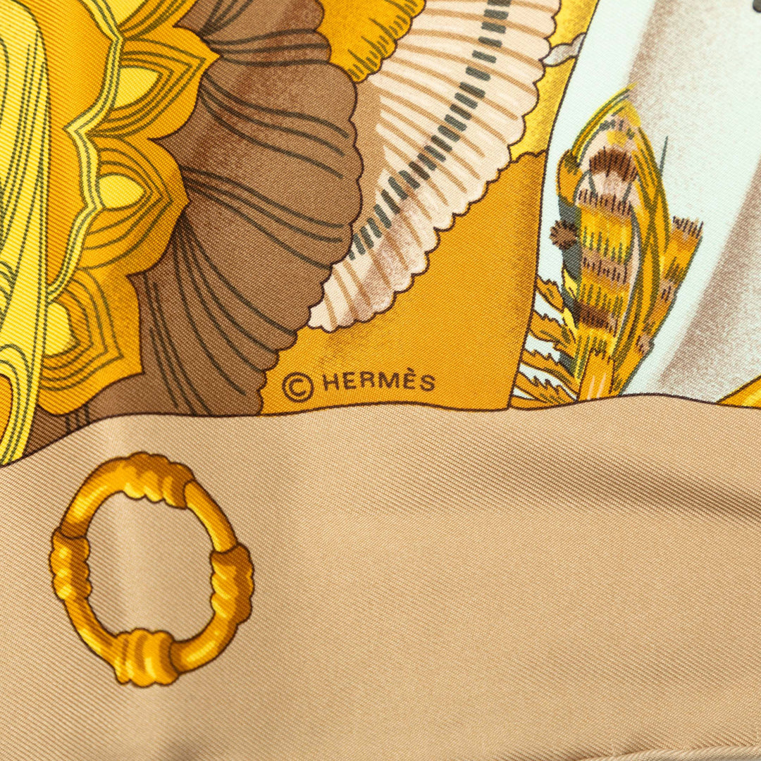 Hermès Soleil de Foulard 90 Soie