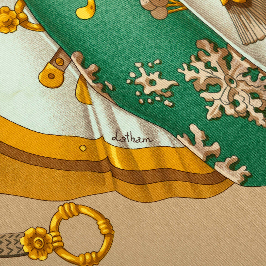 Hermès Soleil de Foulard 90 Soie