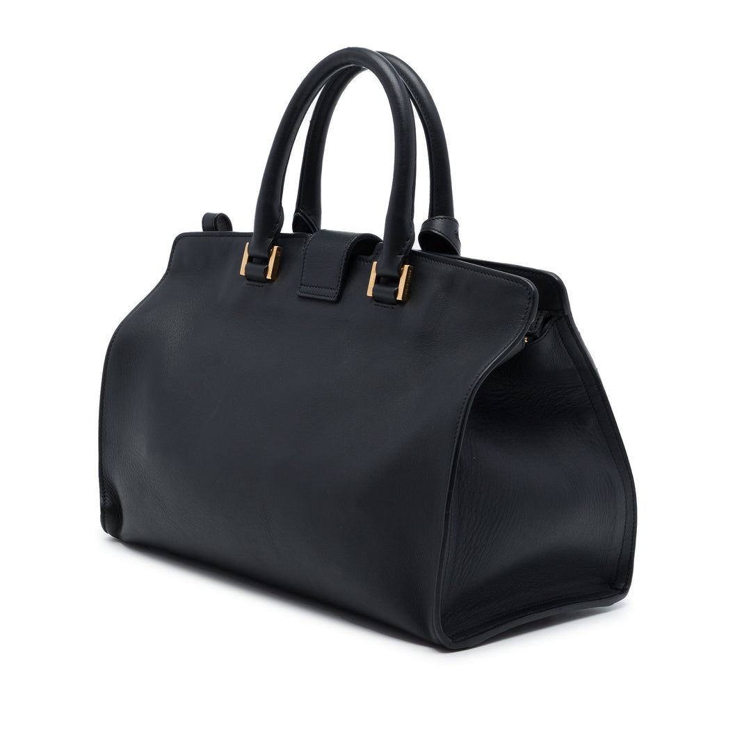 Saint Laurent Cabas Classic Y Moyen Noir – vue 2 – GABY PARIS