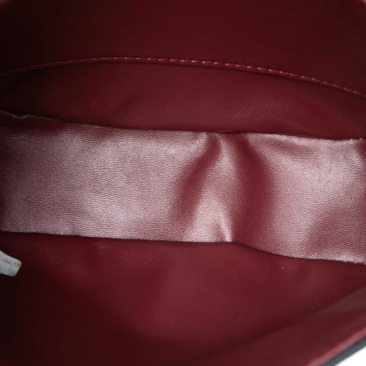 Chanel CC Matelassé Rond à rabat XL Cuir d'agneau Noir – vue 4 – GABY PARIS