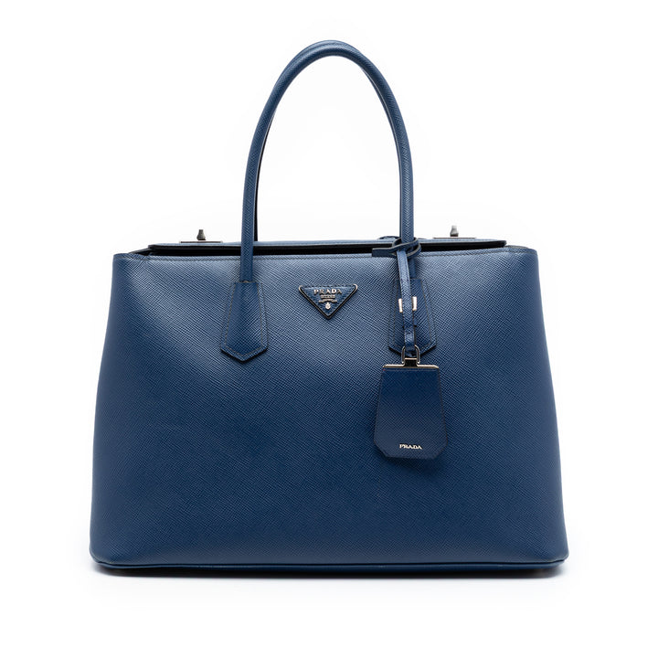 Prada Saffiano Cuir Turnlock Twin Sac