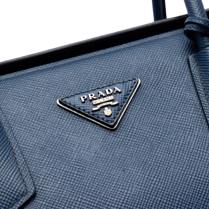 Prada Saffiano Cuir Turnlock Twin Sac
