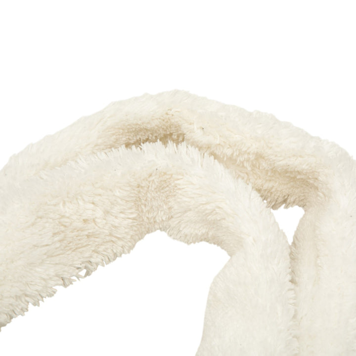 Prada Cabas Spugna Terry Cloth Logo Blanc – vue 6 – GABY PARIS