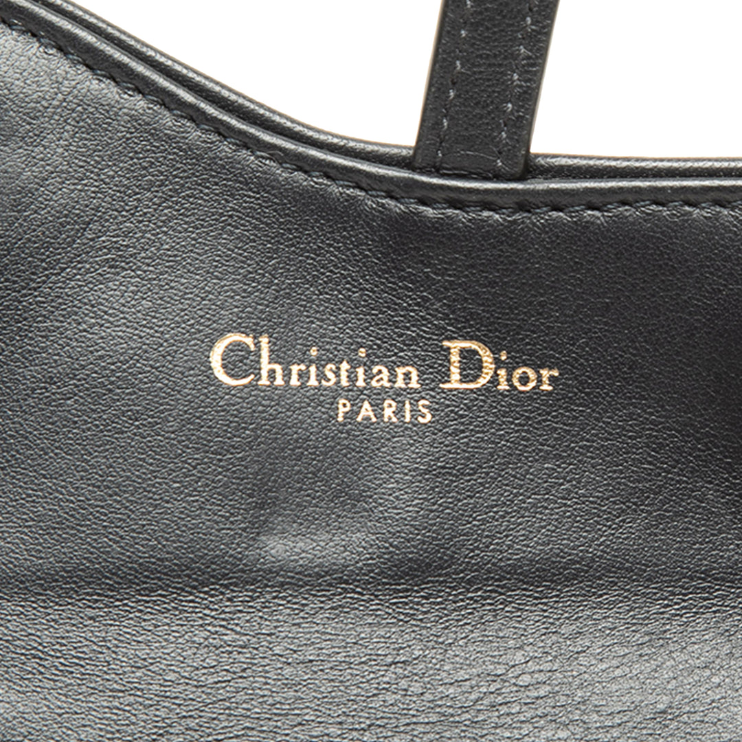 Dior Pochette Saddle Chaîne Oblique Nano Bleu – vue 5 – GABY PARIS