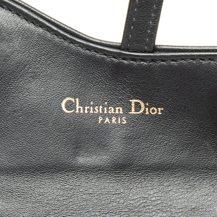 Dior Pochette Saddle Chaîne Oblique Nano Bleu – vue 5 – GABY PARIS