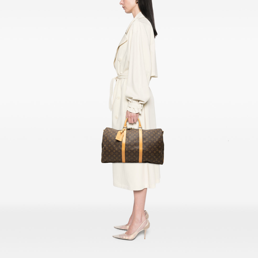 Louis Vuitton Monogram Keepall Bandouliere 50