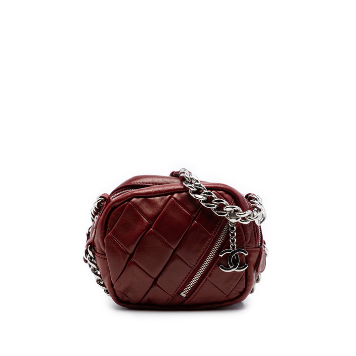 Chanel CC Matelassé Cuir d’agneau Sac caméra