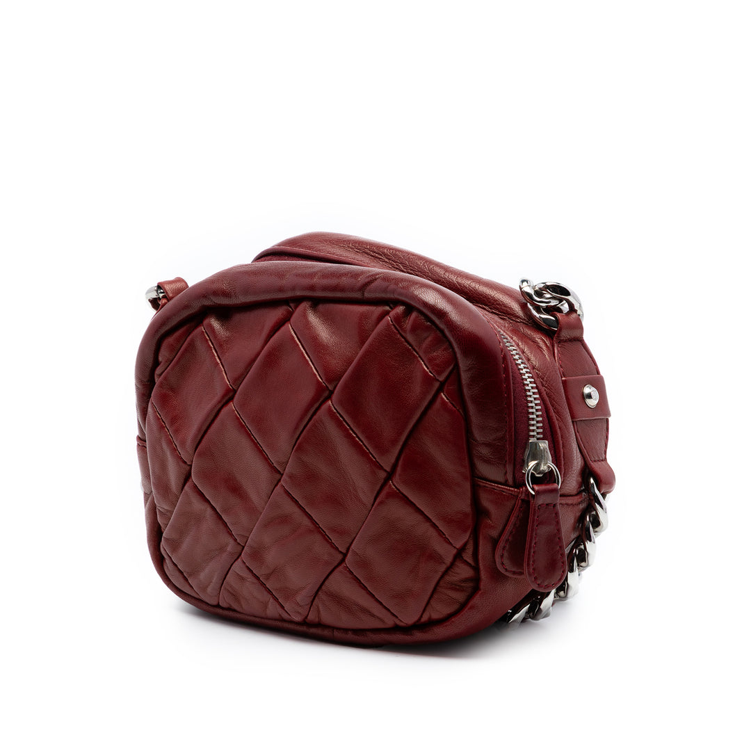 Chanel CC Matelassé Cuir d’agneau Sac caméra