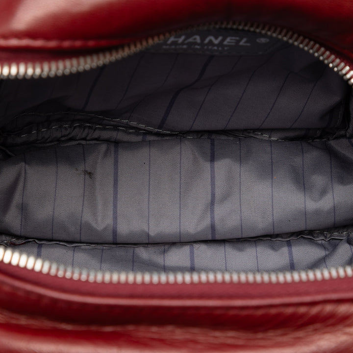 Chanel CC Matelassé Cuir d’agneau Sac caméra
