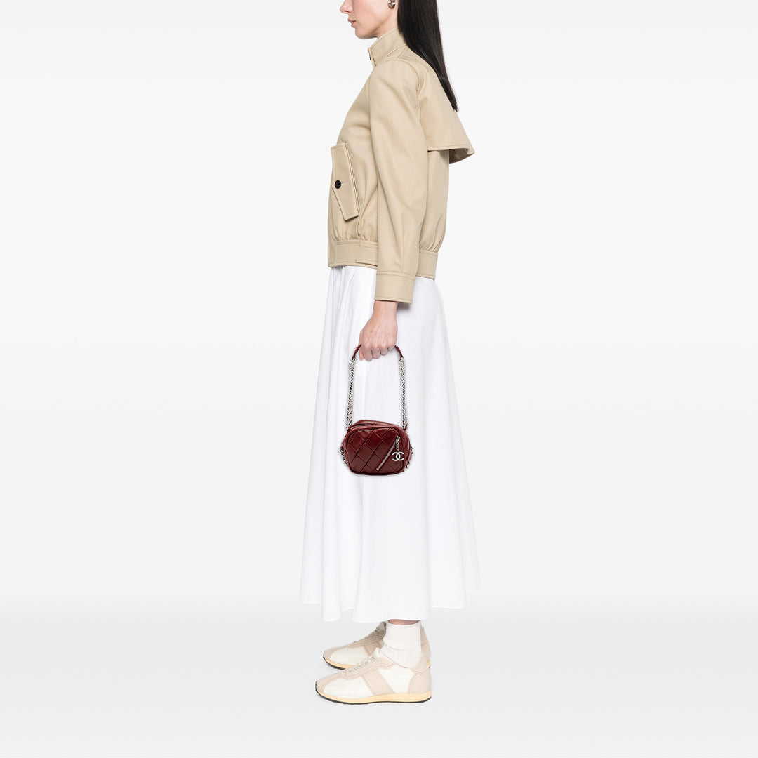 Chanel CC Matelassé Cuir d’agneau Sac caméra