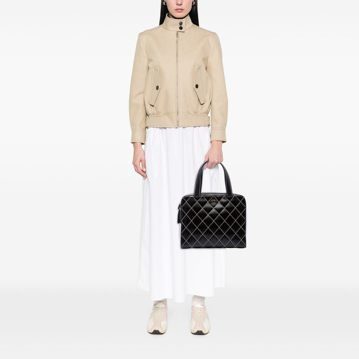 Chanel CC Wild Stitch Sac Cuir d'agneau Noir – vue 6 – GABY PARIS