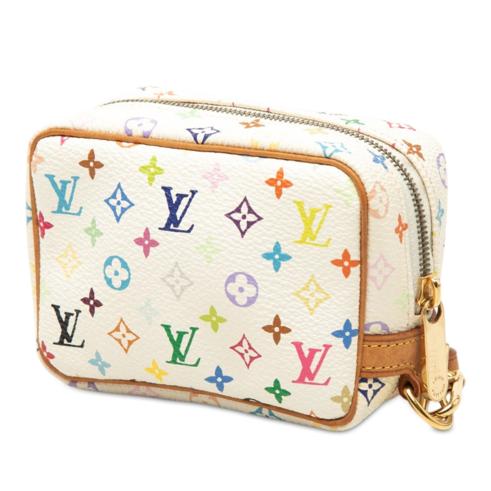 Louis Vuitton Trousse Wapity Monogram Multicolore Blanc – vue 2 – GABY PARIS