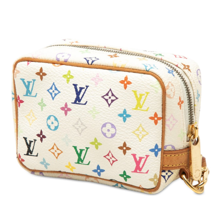 Louis Vuitton Trousse Wapity Monogram Multicolore Blanc – vue 2 – GABY PARIS