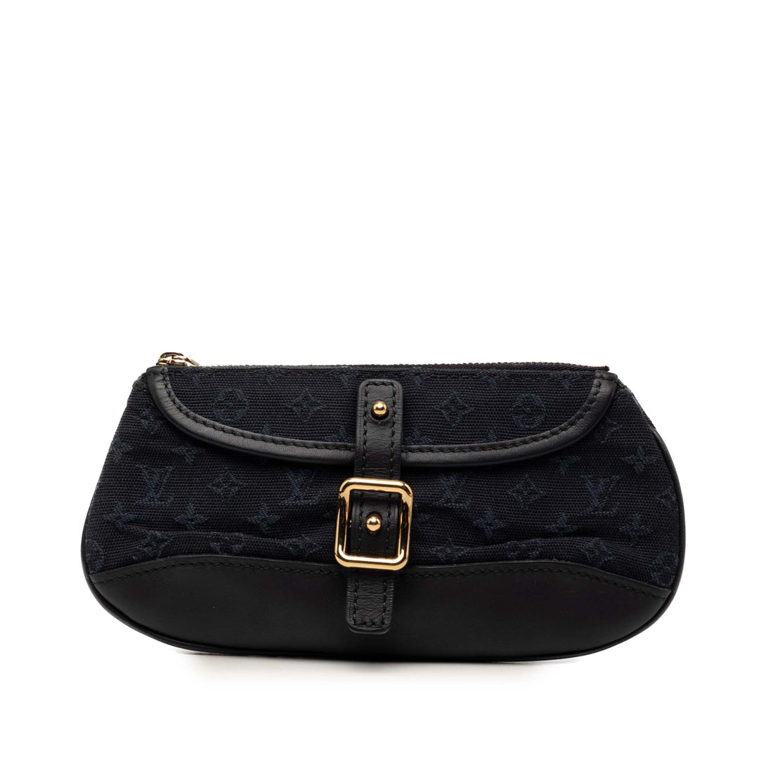 Lin Anne Sophie Pochette Mini Monogram Bleu