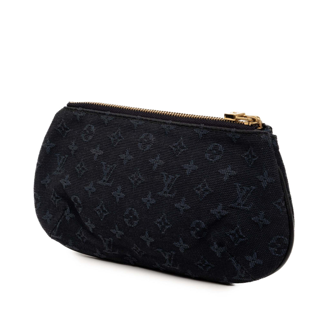 Lin Anne Sophie Pochette Mini Monogram Bleu