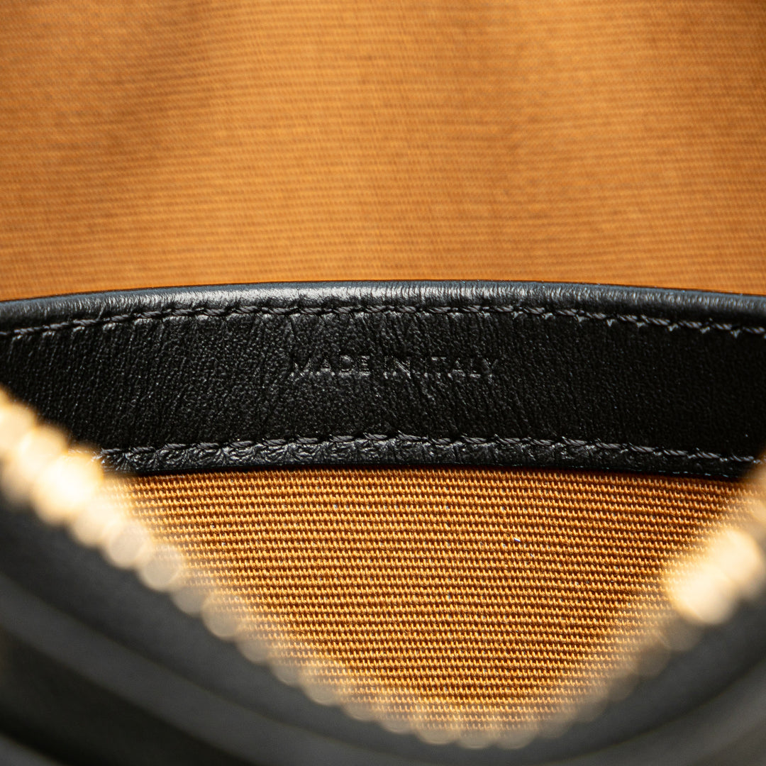 Triomphe Coated Canvas Logo Crossbody Brown - Gaby Paris