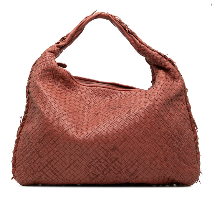 Bottega Veneta Large Nappa Intrecciato Veneta Hobo