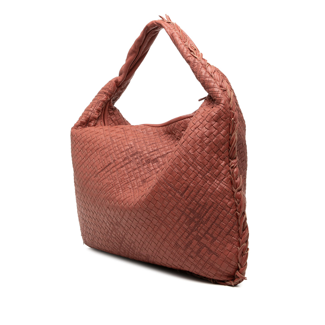 Bottega Veneta Large Nappa Intrecciato Veneta Hobo
