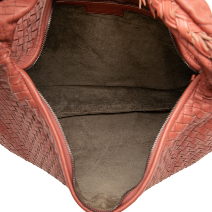 Bottega Veneta Large Nappa Intrecciato Veneta Hobo