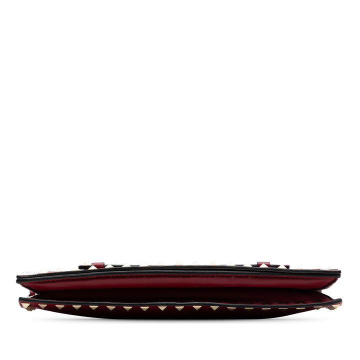 Valentino Nappa Rockstud Wristlet Pochette