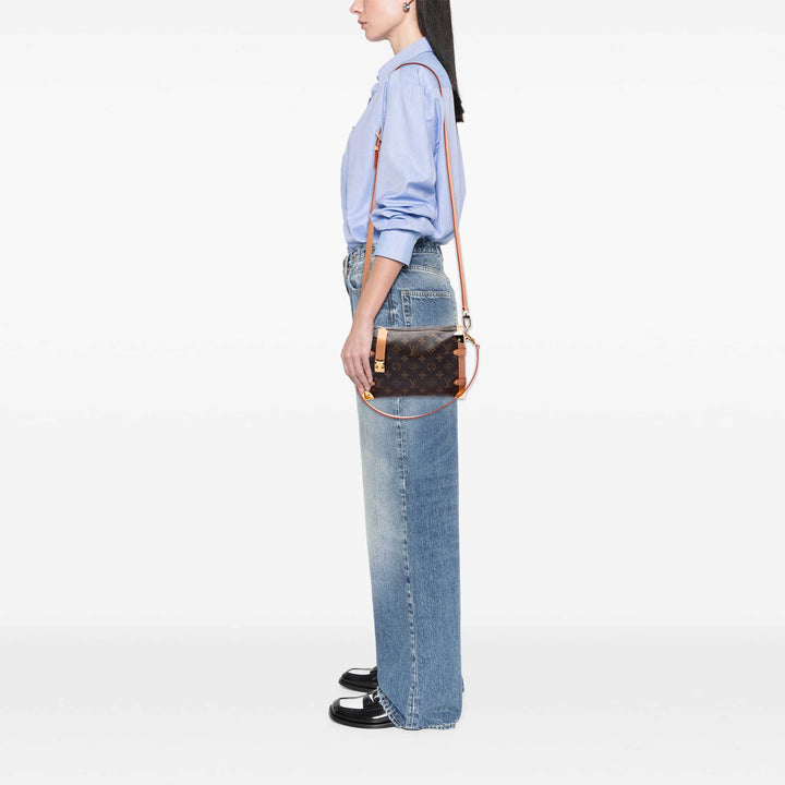 Side Trunk MM Monogram Marron