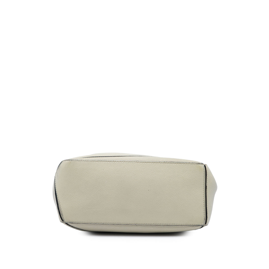 LOEWE Sac à main Puzzle Petit Cuir de veau Marron – vue 3 – GABY PARIS