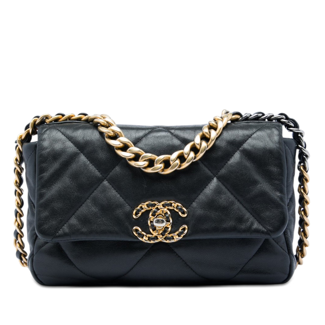 Chanel Medium Cuir d’agneau 19 à rabat