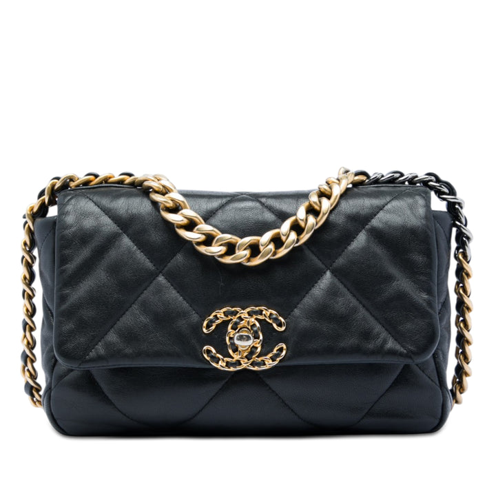 Chanel Medium Cuir d’agneau 19 à rabat
