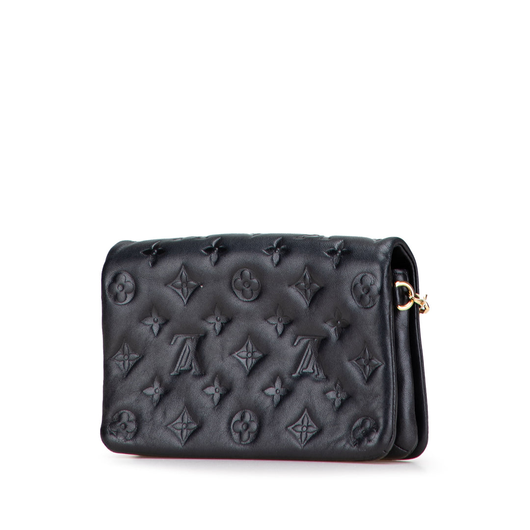 Louis Vuitton Monogram embossé Pochette Coussin