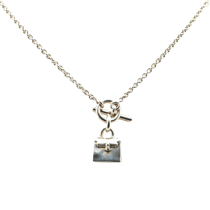 Sterling Silver Amulettes Kelly Pendant Necklace Silver - Gaby Paris