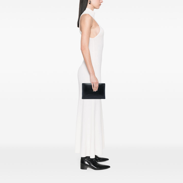 Saint Laurent Small Cuir d’agneau Calypso Zipped Pochette