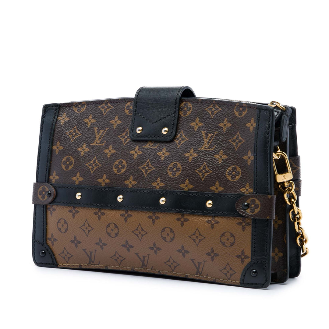 Trunk Pochette Monogram Reverse Marron
