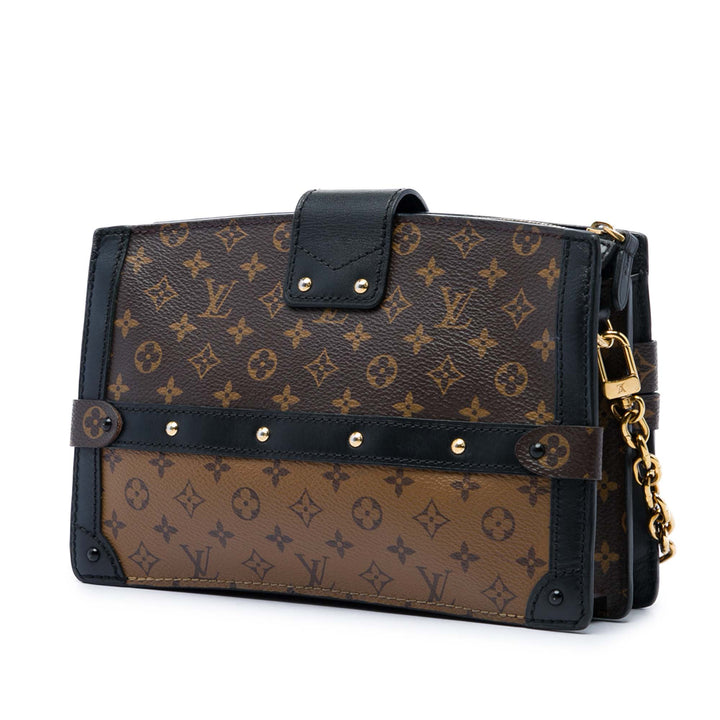 Trunk Pochette Monogram Reverse Marron