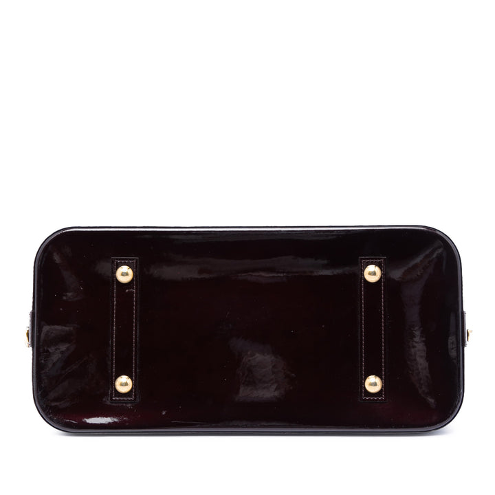 Alma GM Cuir verni Monogram Violet