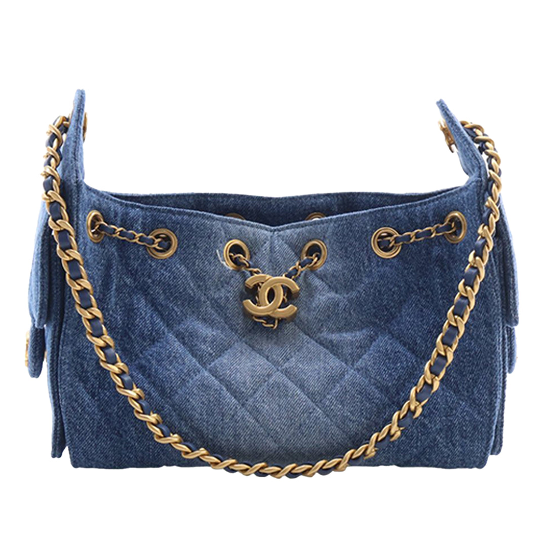 Chanel Mini Matelassé Jean 25 Hobo